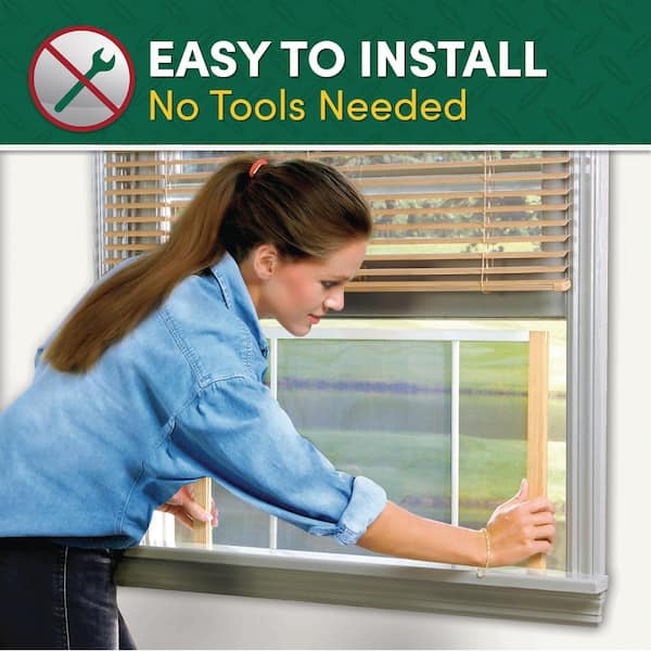 W B Marvin - 45 in. x 24 in. Adjustable Wood Frame Window Screen
