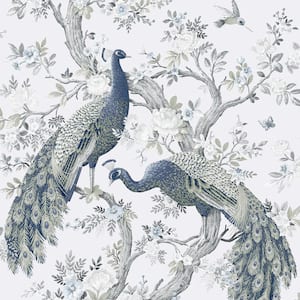 Belvedere Midnight Unpasted Removable Wallpaper Sample