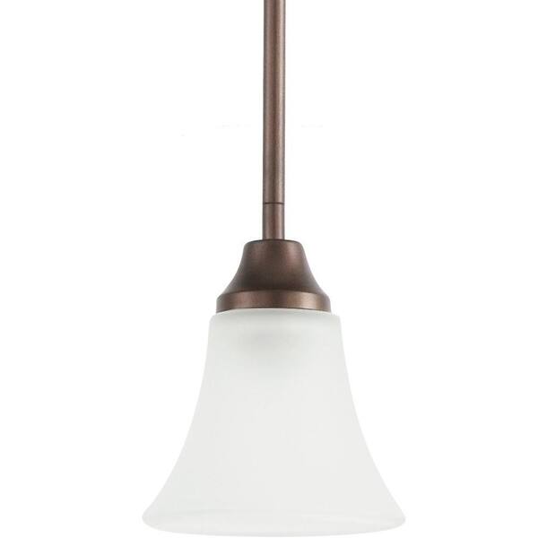 Generation Lighting Holman 1-Light Bell Metal Bronze Mini Pendant