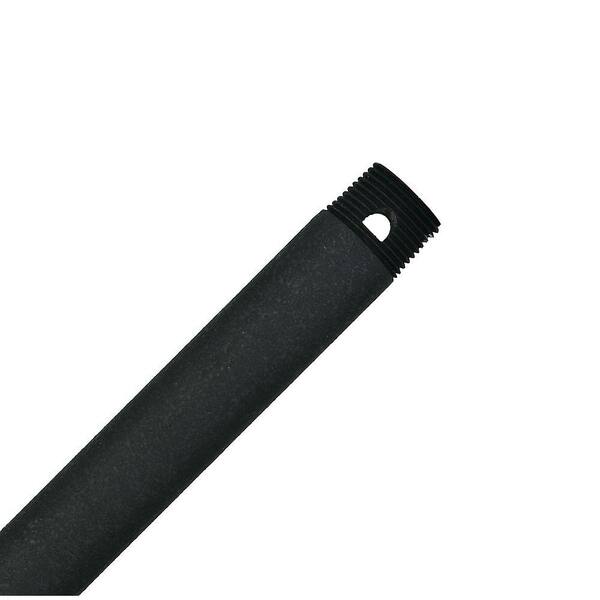 Hunter 36 in. Textured Black Extension Downrod for 12 ft. ceilings