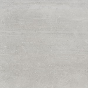 EMSER TILE Porto II White 23.62 in. x 23.62 in. Polished Concrete