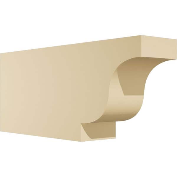 Ekena Millwork Standard Newport 5 in. W x 10 in. H x 24 in. D Signature Urethane Rafter Tail Outlooker