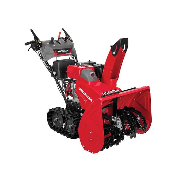 HSS928 28 in. 270cc Electric Start 2-Stage Self-Propelled Gas Powered Track Snow Blower with Electric Joystick Chute