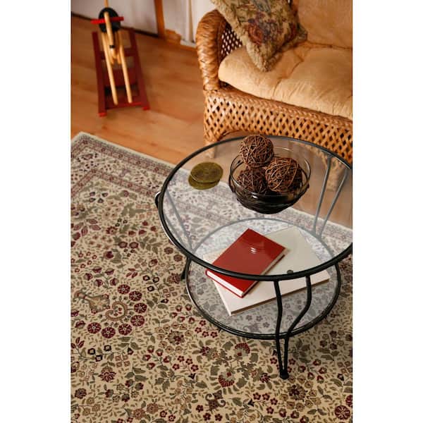 Persian Classics Sarouk Ivory 4 ft. x 6 ft. Area Rug