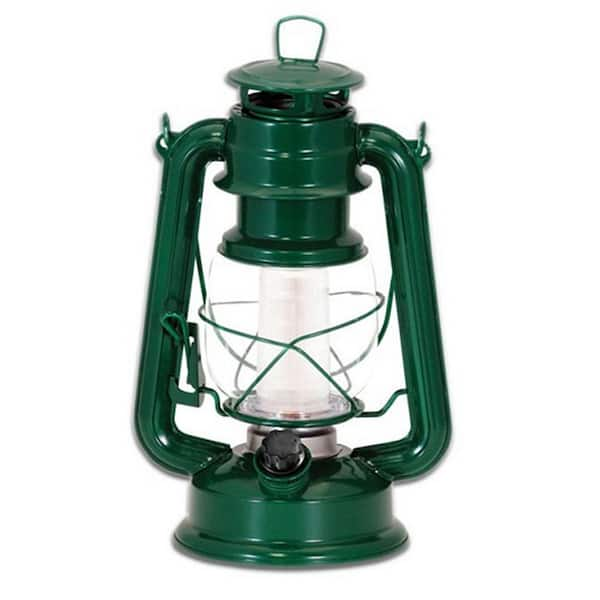 Battery Operated Vintage Style Dimmable Rusty Lantern with 12 LED's