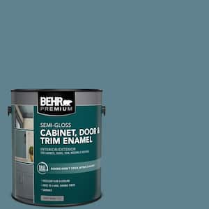 1 gal. #S470-5 Blueprint Semi-Gloss Enamel Interior/Exterior Cabinet, Door & Trim Paint