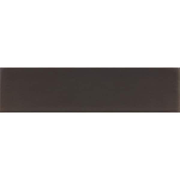 Apollo Tile Ash Gray 4 in. x 5 in. Polished Glass Mosaic Tile Sample (0.13 sq. ft./Piece)
