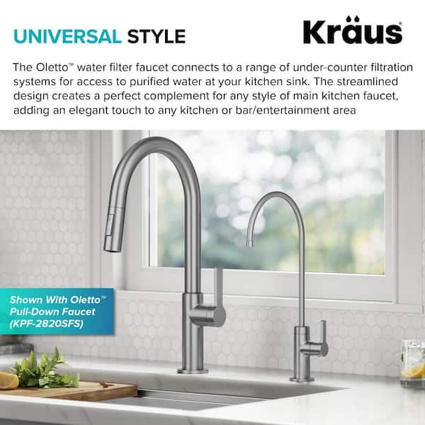 KRAUS Oletto Single Handle Pull Down Kitchen Faucet Cameroon KRAUS Oletto Single Handle Pull Down Kitchen Faucet Cameroon