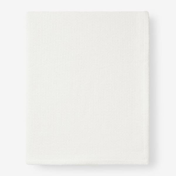 The Company Store Organic Cotton Natural Solid King Woven Blanket