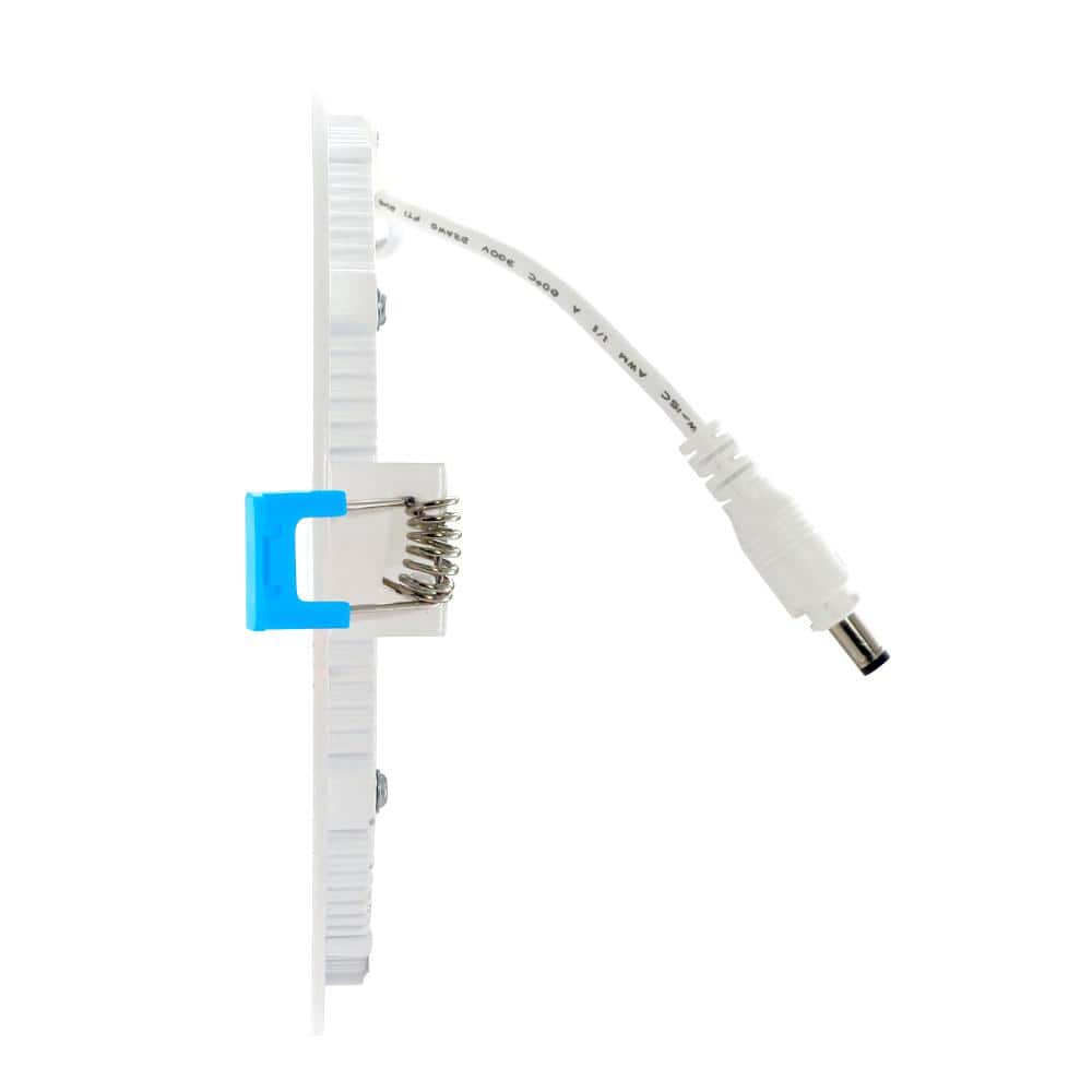 Ultra-Slim White Aluminum 6" LED Recessed Downlight Kit