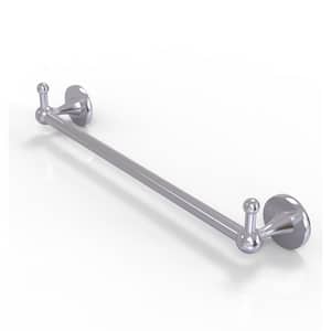 Shadwell Collection 36 in. Towel Bar with Integrated Hooks in Satin Chrome
