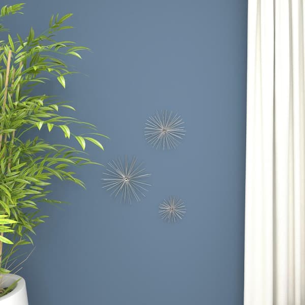 工芸品 COSMO 3D art CRYTAL CosmoLiving by Cosmopolitan Gold Metal Starburst Sculpture