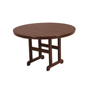 48 in. Round Farmhouse Dining Table