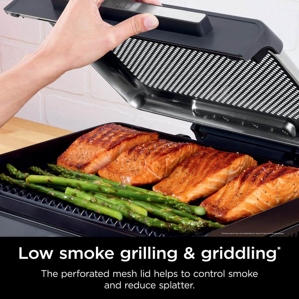 Ninja Sizzle Smokeless Nonstick Indoor Grill with Griddle