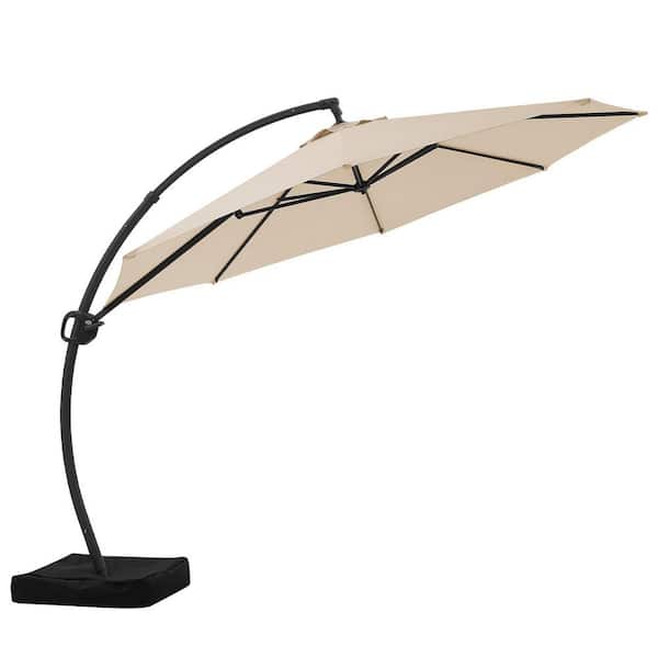 canvas patio umbrella canadian tire Formosa Covers 10 ft Cantilever Supported Bar 8 Rib Replacement Canopy Taupe one_size Easy to install and made for long lasting outdoor use. CANVAS Outdoor/Patio Market Umbrella with