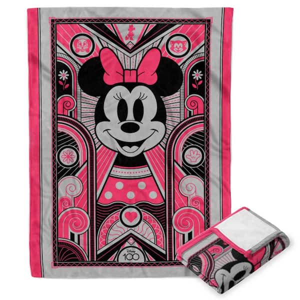 THE NORTHWEST GROUP Disney D100 Art Deco Minnie Silk Touch Multicolor Throw Blanket