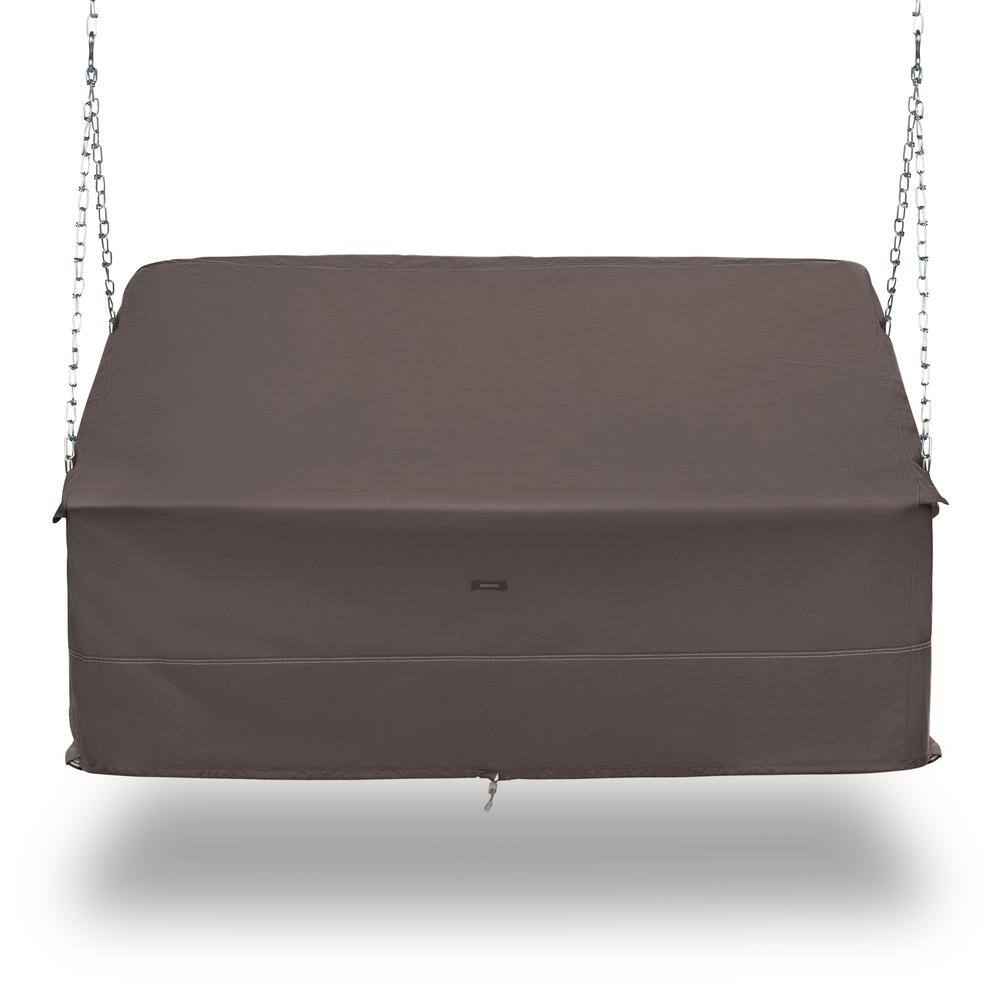 Ravenna Dark Taupe Water-Resistant Porch Swing Cover