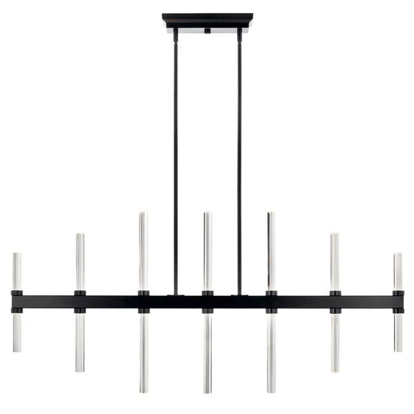 Kichler Sycara 14-Light Black Modern/Contemporary Led Crystal Chandelier