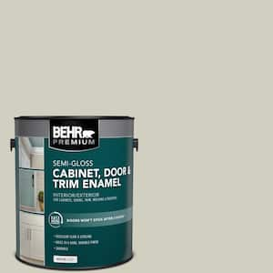 1 gal. #N350-2 Sawgrass Semi-Gloss Enamel Interior/Exterior Cabinet, Door & Trim Paint