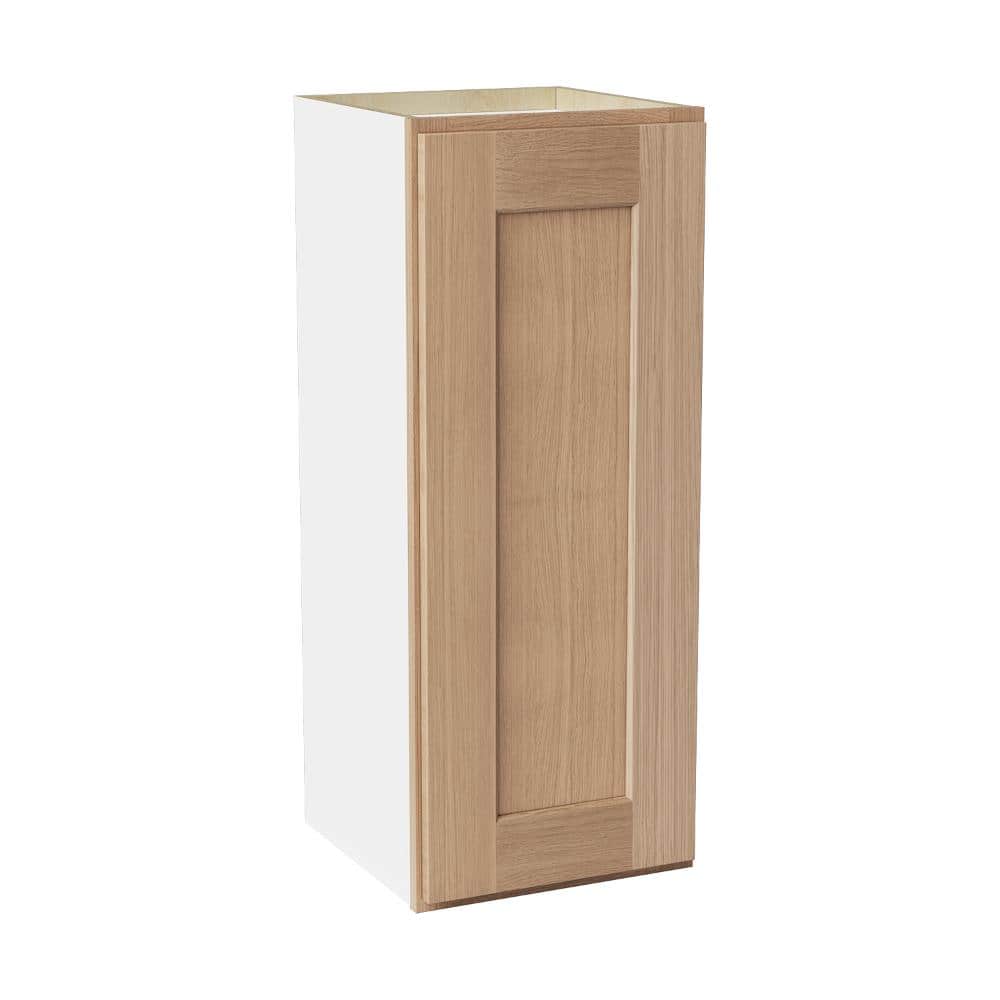 12 in. W x 12 in. D x 30 in. H Ready to Assemble Solid Wood Shaker Wall Kitchen Cabinet in Oak price history on PriceWatchPro