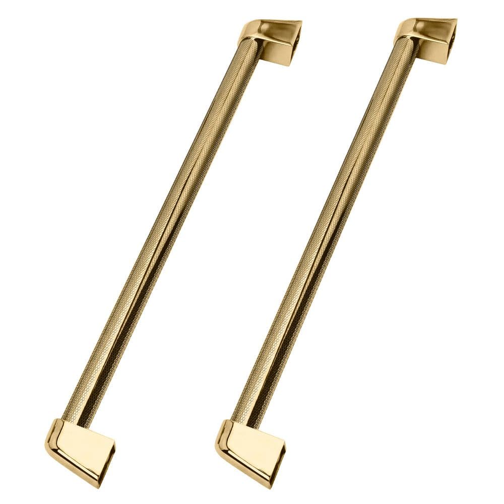 Autograph Edition Touchstone Refrigerator Drawer Helix Handles (Set of 2) in Polished Gold price history on PriceWatchPro