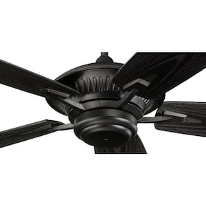 Cyclone 60 in. Indoor/Outdoor Matte Black Ceiling Fan