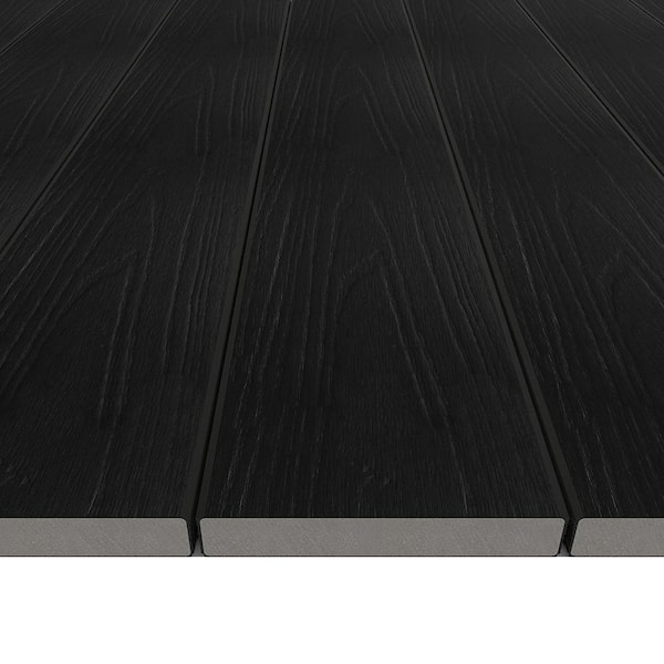 NewTechWood Indian Ebony Solid Composite Decking Board - UltraShield Natural Cortes