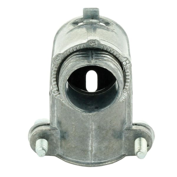 Gampak 49057 90-Degree Compression Connector For 1/2" EMT Conduit