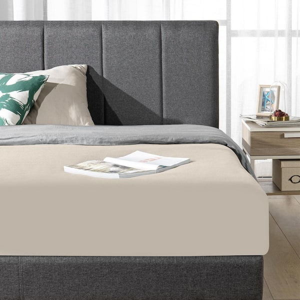 Zinus Maddon Grey Upholstered King, Esdale Modern & Contemporary King Upholstered Platform Bed