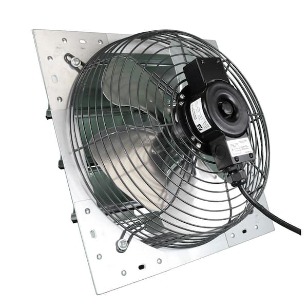 325 CFM Shutter Exhaust Fan Gable Mounted, 14 in. Propeller