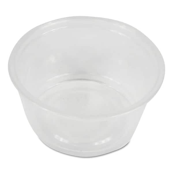 Pulp Safe Round Clear Plastic Flat Lid - Fits 32 oz Bagasse Salad Bowl -  100 count box