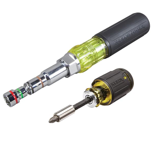 2-Piece Multi-bit Nut Driver and Stubby Multi-bit Screwdriver Tool Set Klein Tools