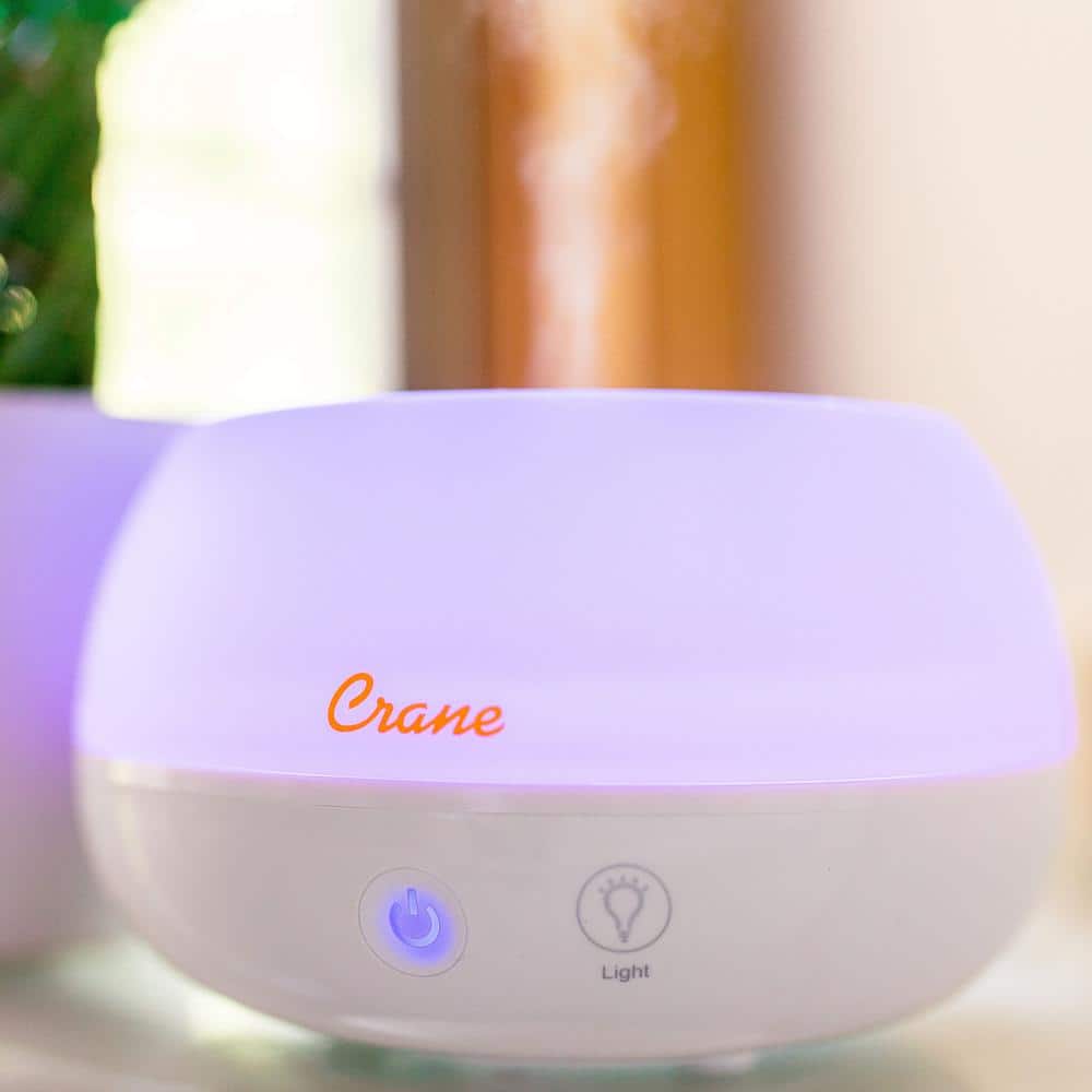 White Ultrasonic Cool Mist Humidifier and Aroma Diffuser