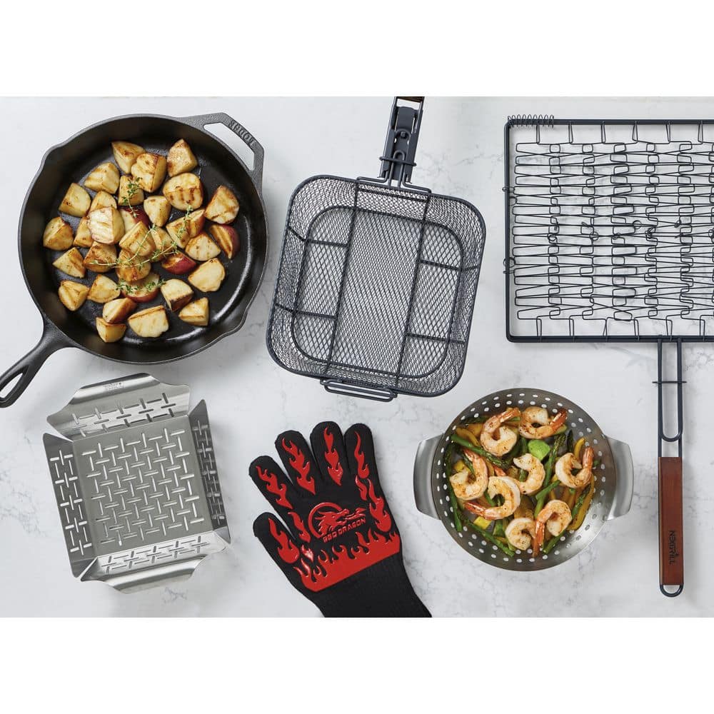 Yukon Glory Stainless Steel Mini Grill Basket Set