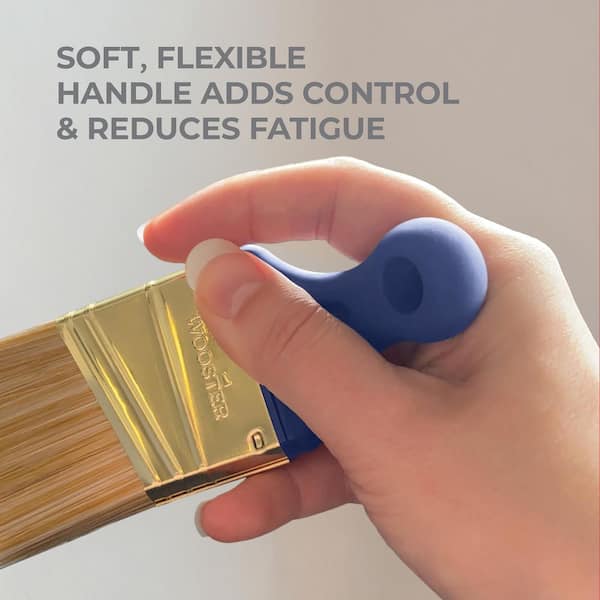 Wooster - 2 in. Shortcut Polyester Angled Sash Brush for All Paint Types