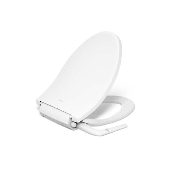KOHLER Purewash M250 Non-Electric Bidet Seat for Elongated Toilets in White