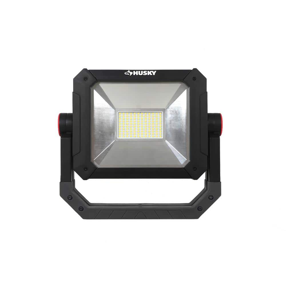 Husky 5000 Lumens LED Rechargeable Work Light EL2206-50W7 - The Home Depot