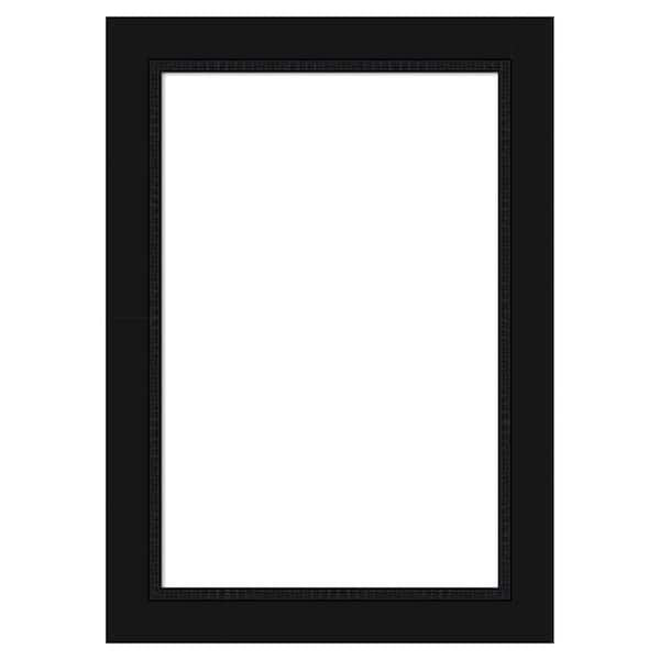 Amanti Art Avon Black 15 in. x 21 in. Polystyrene Framed Dry Erase Magnetic Memo Board