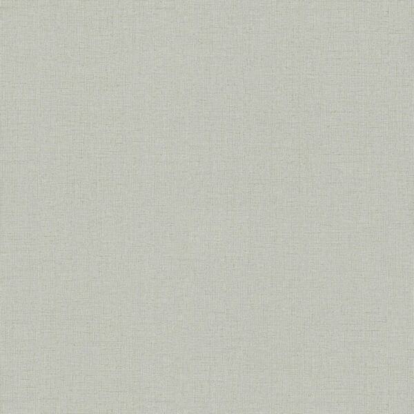 Rugged Linen Featherstone White Wallpaper