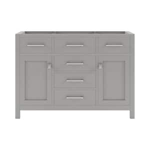 Caroline 48 in. W Bath Vanity Cabinet Only in Gray