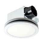 Integrity 80 CFM Ceiling Bathroom Exhaust Fan with LED Edge-Lit, Adjustable Color Temperature, ENERGY STAR