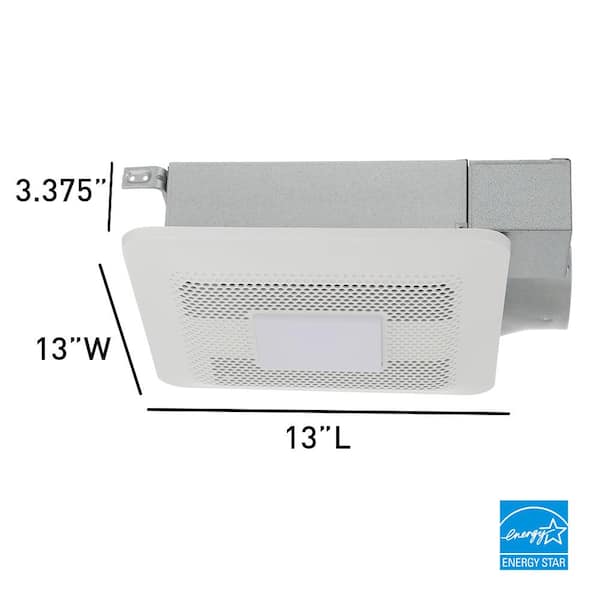 Panasonic WhisperThin DC LED Pick-A-Flow 80 -100 CFM Ceiling/Wall 