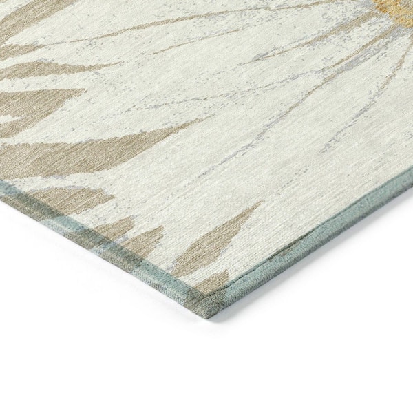 Chantille Machine Washable Indoor/Outdoor Abstract ACN2263 Beige 9 ft. x 12 ft. Area Rug