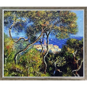 Bordighera by Claude Monet Champagne Silhouette Framed Oil Painting Art Print 22.4 in. x 26.4 in.
