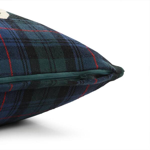 Plaid Weave Small Lumbar Pillow — TRAVEL PATTERNS