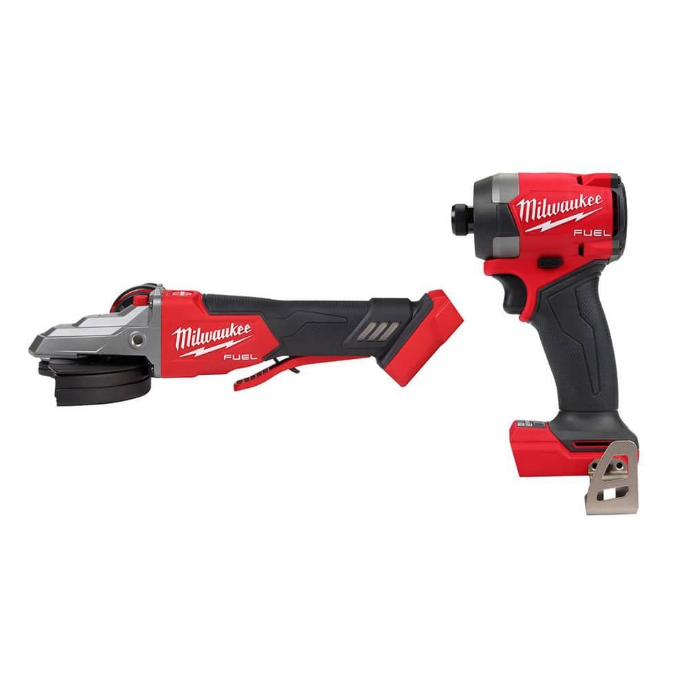 M18 FUEL 18V Lithium-Ion Brushless Cordless 5 in. Flathead Braking Grinder with Paddle Switch No-Lock w/ Impact Driver price history on PriceWatchPro