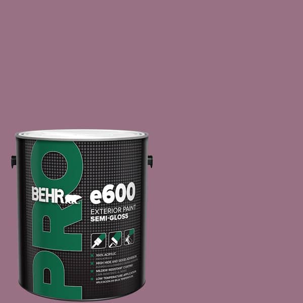 BEHR PRO 1 gal. #690D-6 Meadow Flower Semi-Gloss Exterior Paint