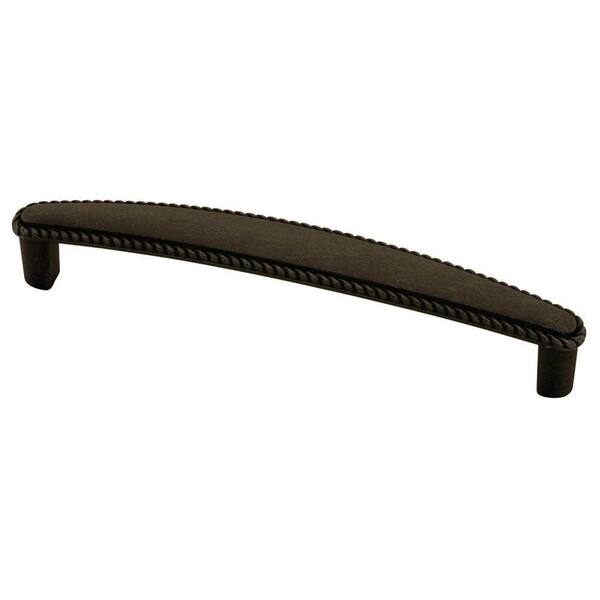 Liberty Braid 5-1/16 in. (128mm) Center-to-Center Distressed Oil Rubbed Bronze Drawer Pull