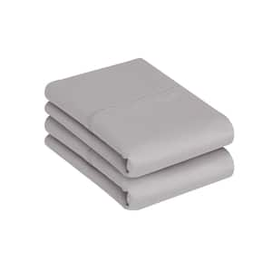 1000 Thread Count Silver Solid Pima Cotton Standard Pillowcase (Set of 2)