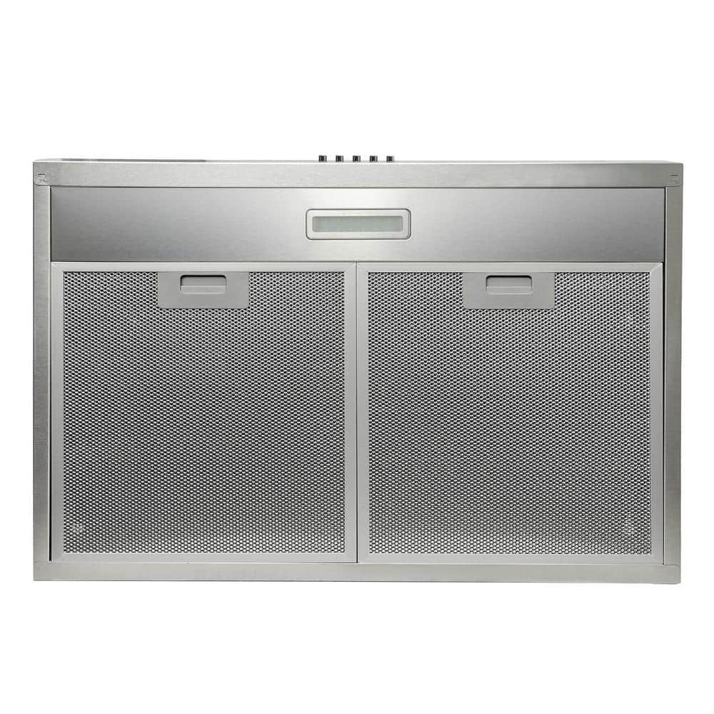 30-Inch Convertible Stainless Steel Under Cabinet Range Hood with Charcoal Filters